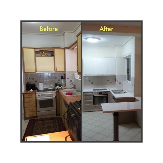 ανακαινιση κουζινας κυψελη νεα σμυρνη κορυδαλλος τιμες τιμη ..