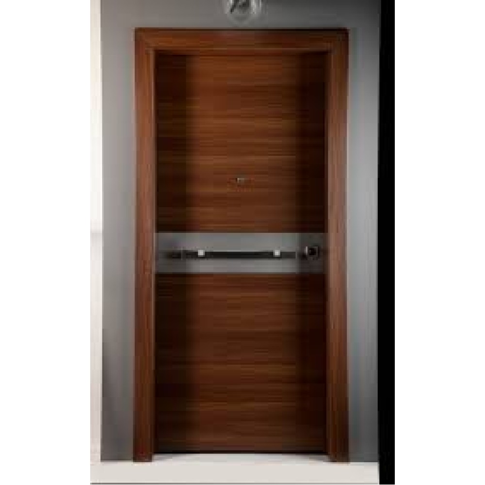 Laminate επένδυση με φάσα ινοξ για θωρακισμένη πόρτα L100