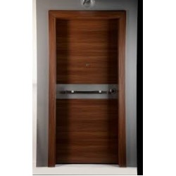 Laminate επένδυση με φάσα ινοξ για θωρακισμένη πόρτα L100