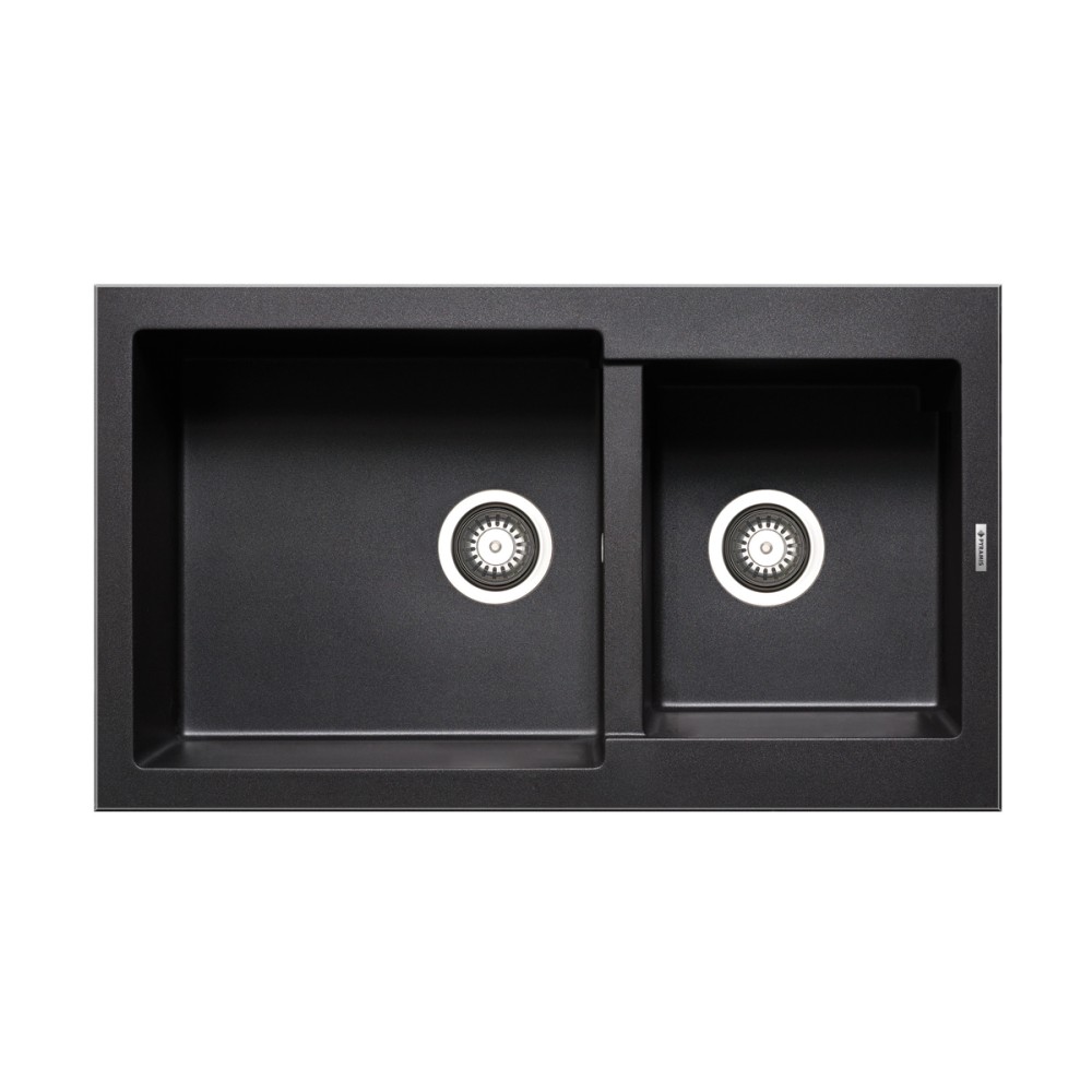 Νεροχύτης Pyramis Pyragranite Alazia Carbon 86*50  τιμή νεροχύτη